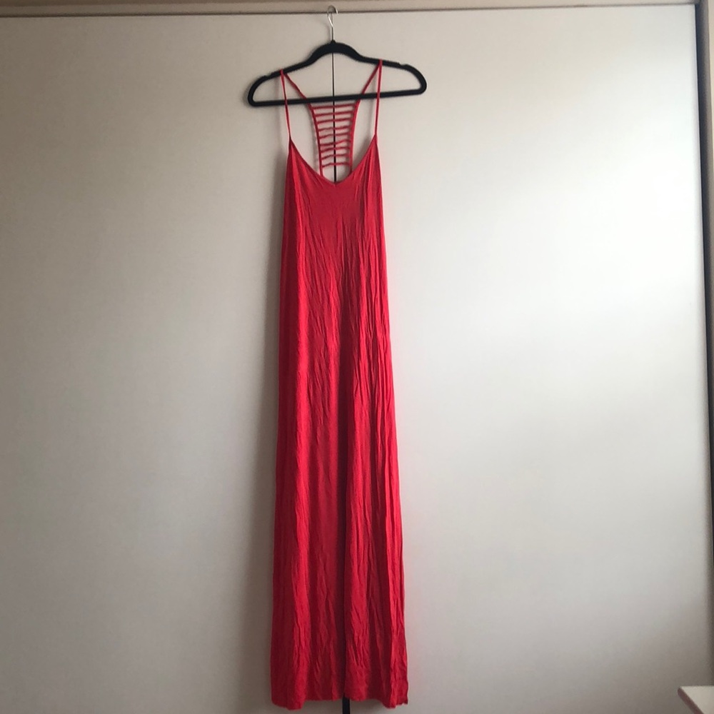 Pink summer sundress